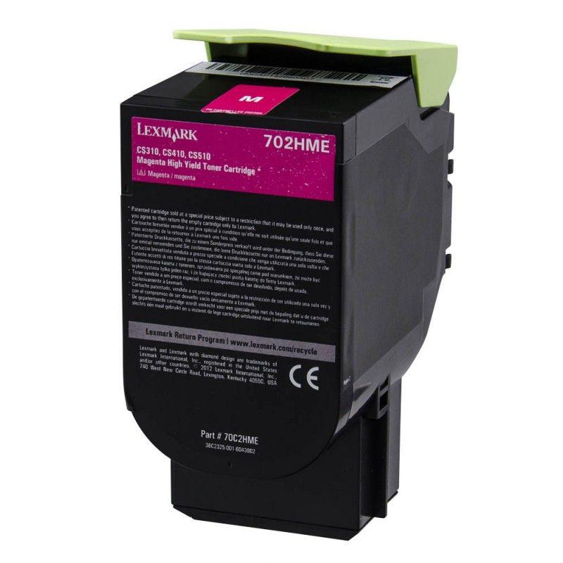 Toner Original Lexmark Magenta, 70C2HME, pentru CS310|CS410, 3K, (timbru verde 1.2 lei) , "70C2HME"