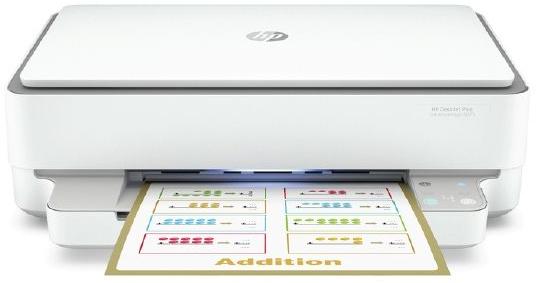 Multifunctional Inkjet Color HP DeskJet Plus Ink Advantage 6075 AIO,A4,Functii:Impr|Scan|Cop,Vit Print Mono:10ppm,Vit Print color:7ppm,Conectiv:USB|WiFi,Duplex:Da,ADF:Nu "5SE22C"(timbru verde 11 lei)