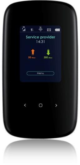 Zyxel | LTE2566-M364 4G LTE Mobile Router | 802.11 ac | AC 1200 Dual Band| Viteza transfer 300 Mbit/s | Baterie rezistenta| Display 2,4", "LTE2566-M634-EUZNV1F" (timbru verde 0.8 lei)