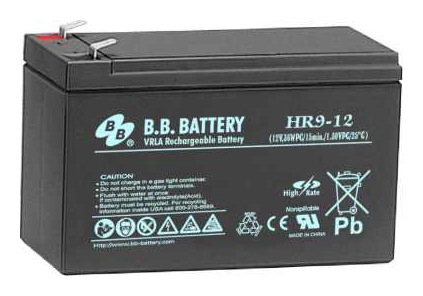 ACUMULATOR UPS CYBER POWER 12V / 9Ah, pentru seria BR1000, "BB HR9-12FR" (timbru verde 0.5 lei)