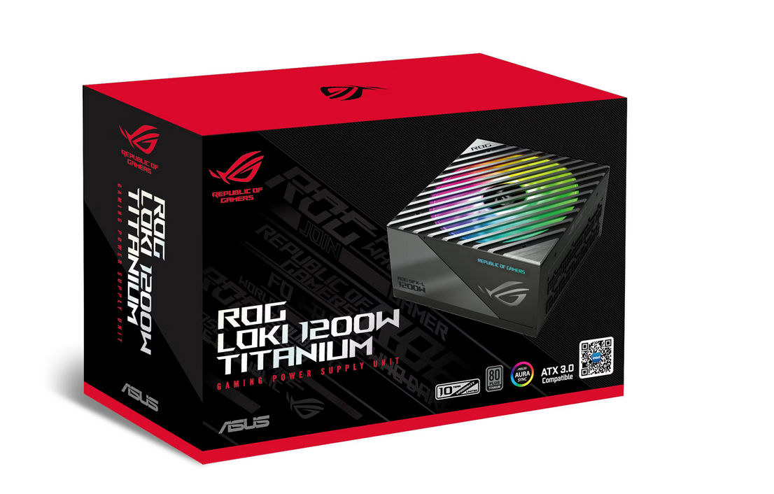SURSA ASUS ROG LOKI 1200W 80+ Titanium "ROG-LOKI-1200T-SFX-L-GAMING" (timbru verde 2 lei)