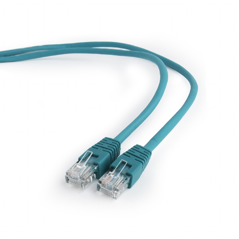 PATCH CORD UTP GEMBIRD Cat5e, cupru-aluminiu, 1.5 m, verde, AWG26, "PP12-1.5M/G" (timbru verde 0.18 lei)