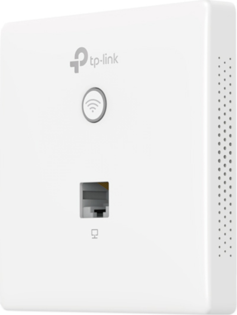 ACCESS POINT TP-LINK wireless 300Mbps, 2 x port 10/100Mbps, 2 antene interne, alimentare PoE, montare pe perete "EAP115-Wall" (timbru verde 0.8 lei)