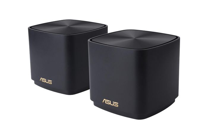 ASUS ZenWiFi AX Mini XD4 AX1800 Daul Band Mesh WiFi 6 System 2 Pack Black "90IG05N0-MO3R30" (timbru verde 0.8 lei)