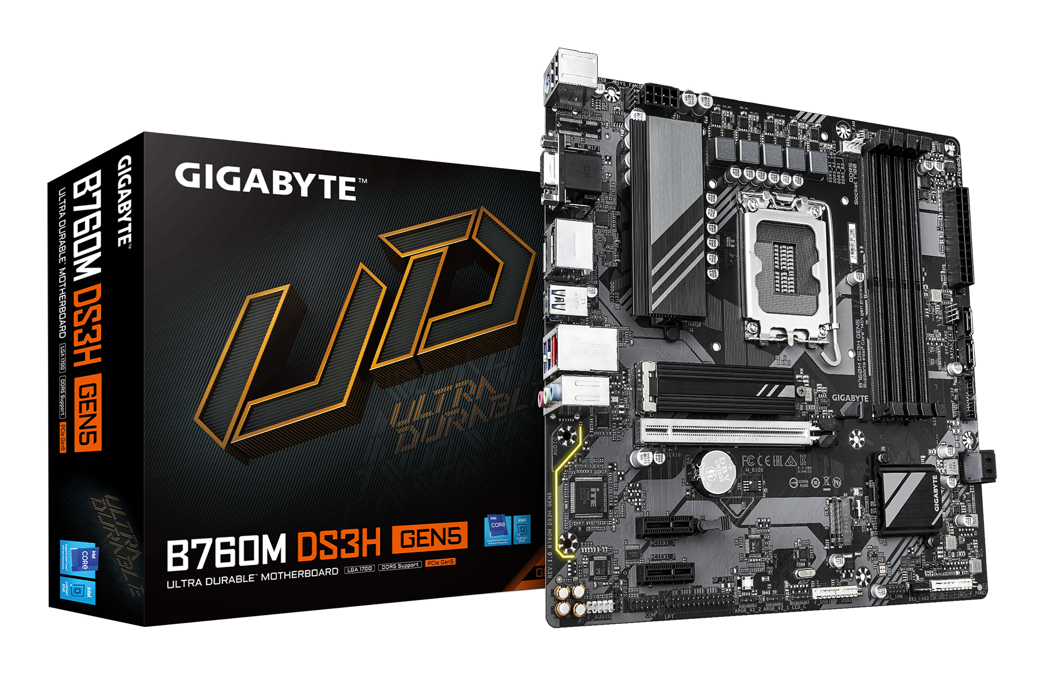 Placa de baza GIGABYTE B760M DS3H GEN5"B760M DS3H GEN5"