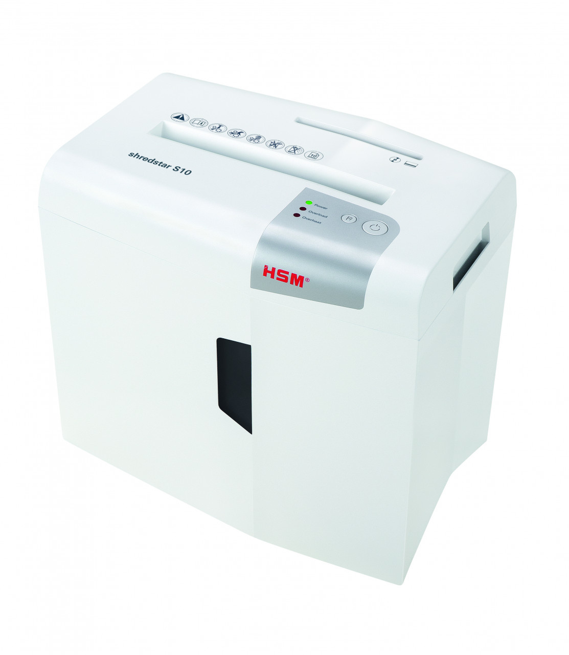Distrugator documente manual HSM ShredStar S10, 10 coli, fasie (6 mm), securitate 2 "H-1042121" (timbru verde 11 lei)