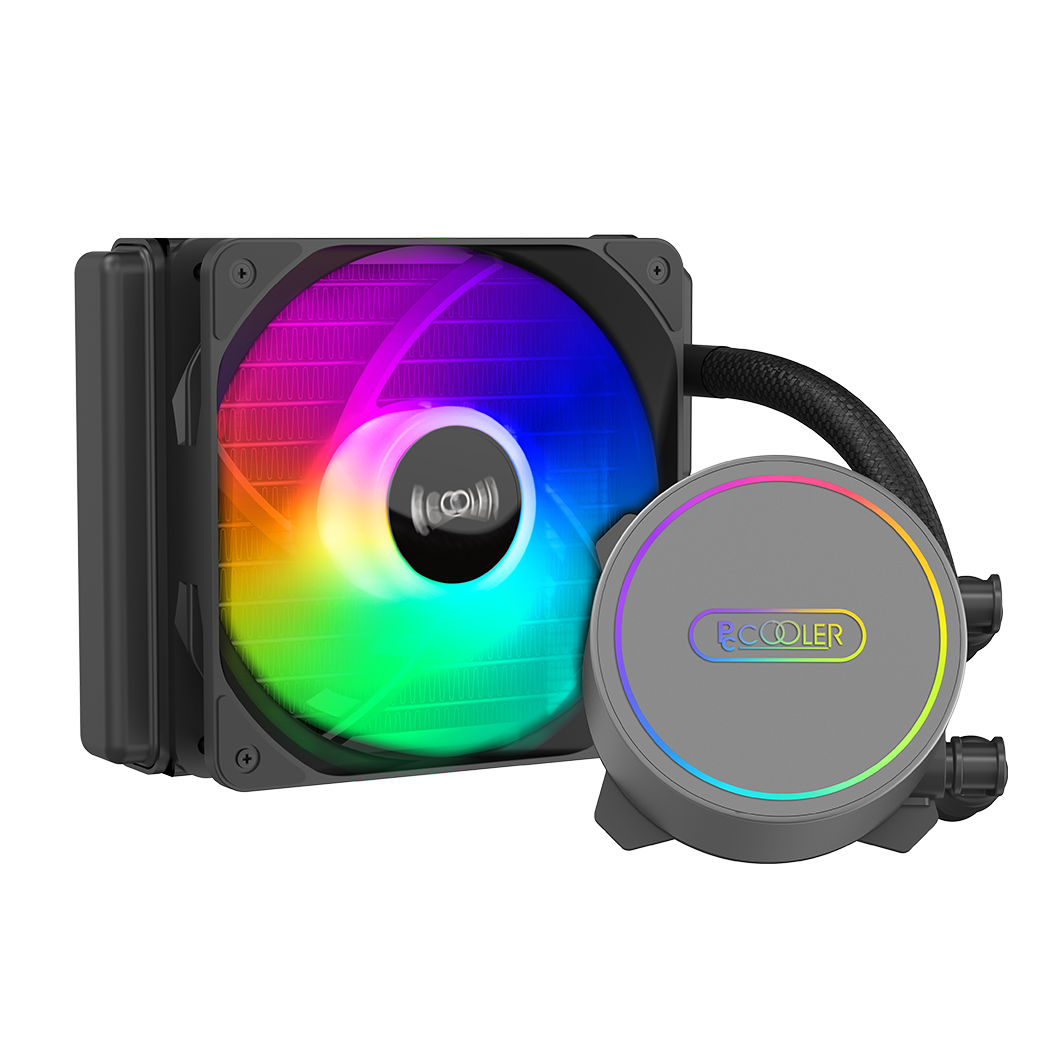 COOLER PCCOOLER, skt. universal, racire cu lichid, vent. 1x120mm, 800-1800RPM, LED RGB, "GI-CL120 PRO" (timbru verde 2 lei)