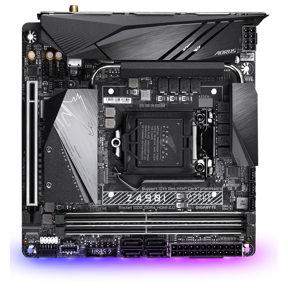 Placa de baza GIGABYTE Z490I AORUS ULTRA [RSG]"Z490I AORUS ULTRA [RSG]" - imagine 4