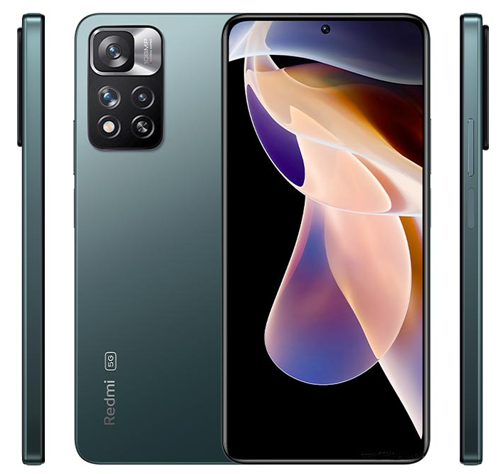 SMARTphone Xiaomi, "REDMI NOTE 11 Pro+" ecran 6.67 inch, dual sim, rez. camera 108 Mpix, memorie interna 128 GB, 5G, Android, acumulator 4500 mAh, verde, "36880" (timbru verde 0.45 lei)