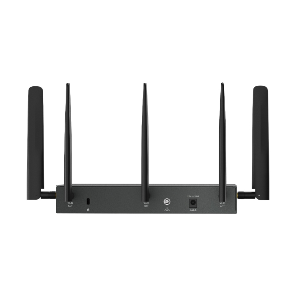 ROUTER TP-LINK VPN Gigabit, Omada 4G+ Cat6 AX3000 Dual-Band WiFi 6, 6 × Gigabit RJ45 port, 5 antene externe detasabile, "ER706W-4G" (timbru verde 0.8 lei)