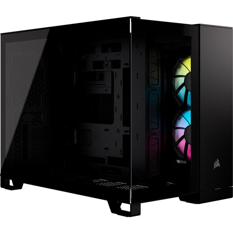 CR Case iCUE 2500X RGB Micro ATX Black "CC-9011267-WW"