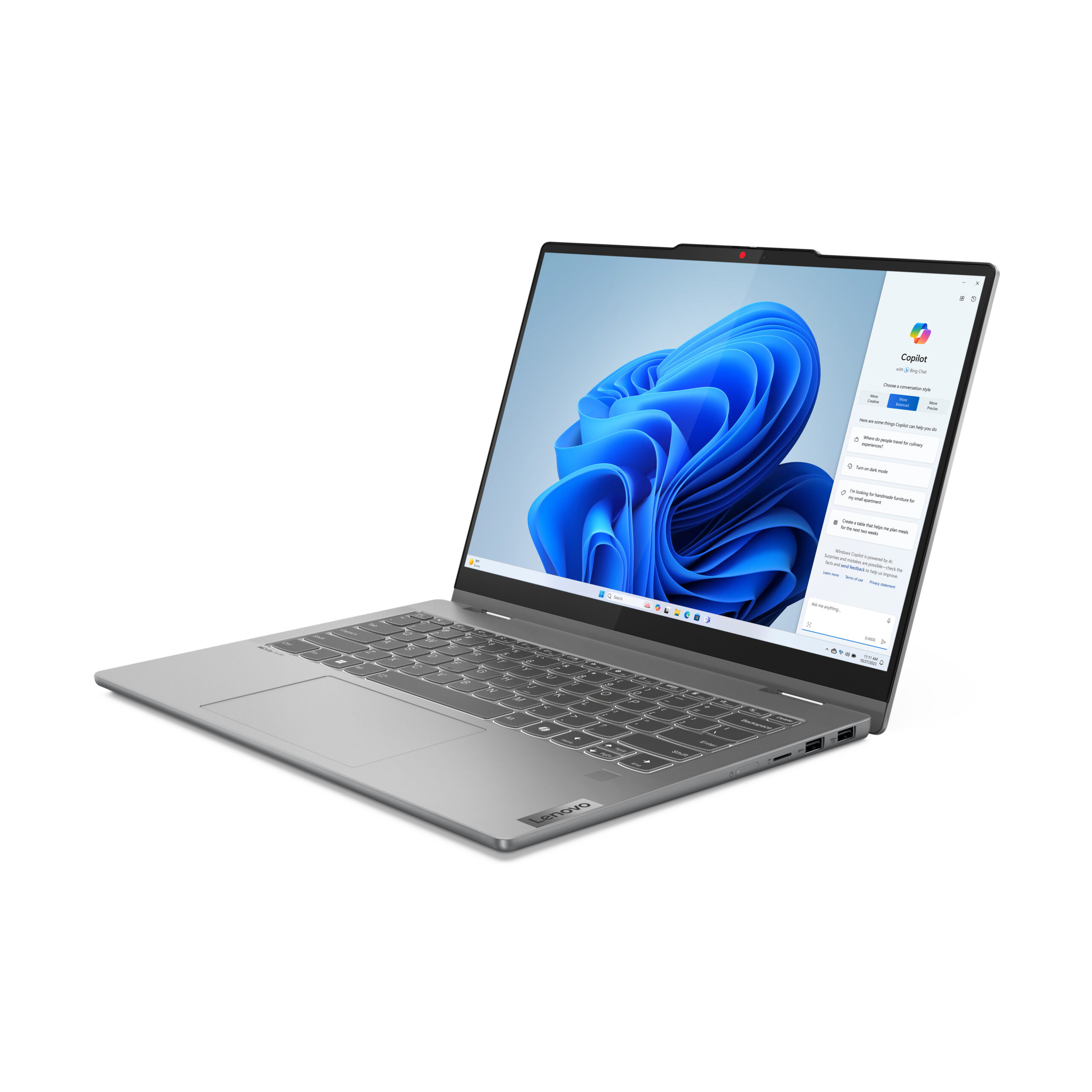 IP 5 2-in-1 14T R5 8645HS 16 1TB UMA DOS"83DR002VRM" - imagine 5