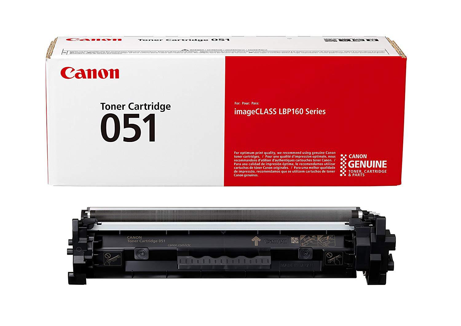 Toner Original Canon Black, CRG-051, pentru LBP 162|MF 264|267|269, 1.7K, (timbru verde 1.2 lei) , "2168C002AA"