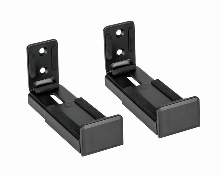 SUPORT de perete GEMBIRD, pt 1 soundbar, dim. 90-154 mm, distanta perete 102-166 mm, max 15 kg, otel, negru, "WM-SB-01"