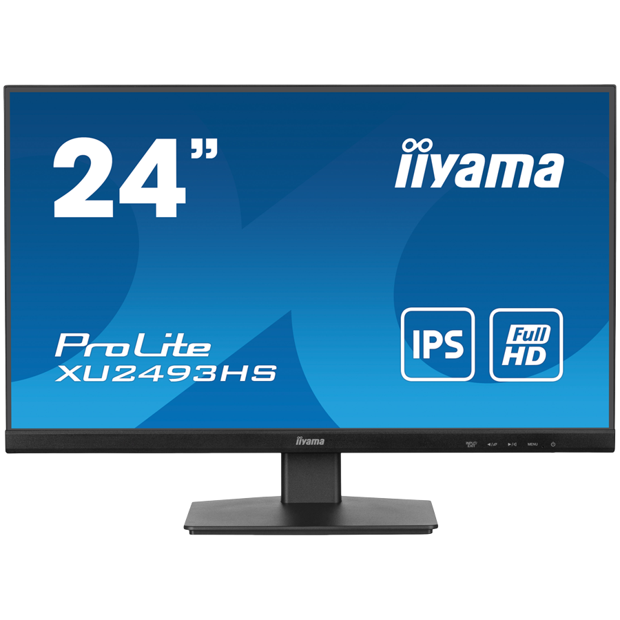 IIYAMA Monitor LED XU2493HS-B6 23.8" IPS 1920 x 1080 @100Hz 250 cd/m2 1300:1 0.5ms HDMI DP HDCP tilt "XU2493HS-B6" (timbru verde 7 lei)