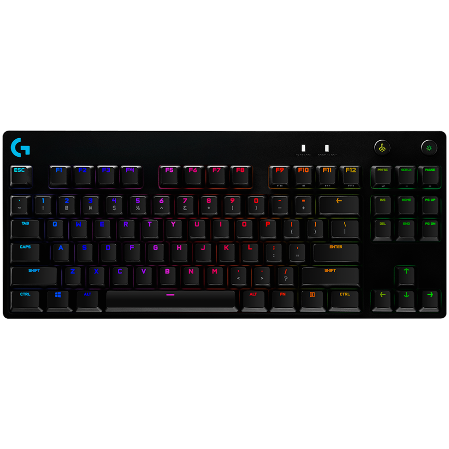TASTATURI Logitech - gaming G PRO X TKL LIGHTSPEED Mechanical Gaming Keyboard - BLACK - US INTL - TACTILE "920-012136" (timbru verde 0.8 lei)