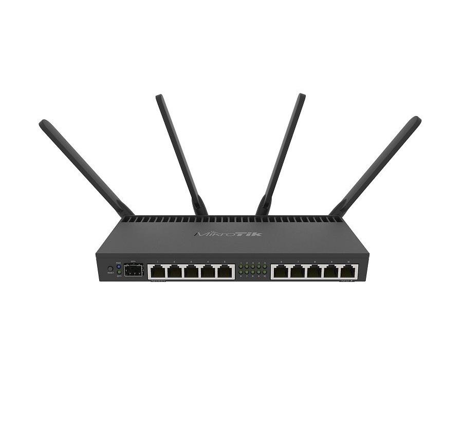 MIKROTIK ROUTER 10LAN GB 1XSFP 1GB RAM "RB4011IGS5HACQ2HND" (timbru verde 0.8 lei)