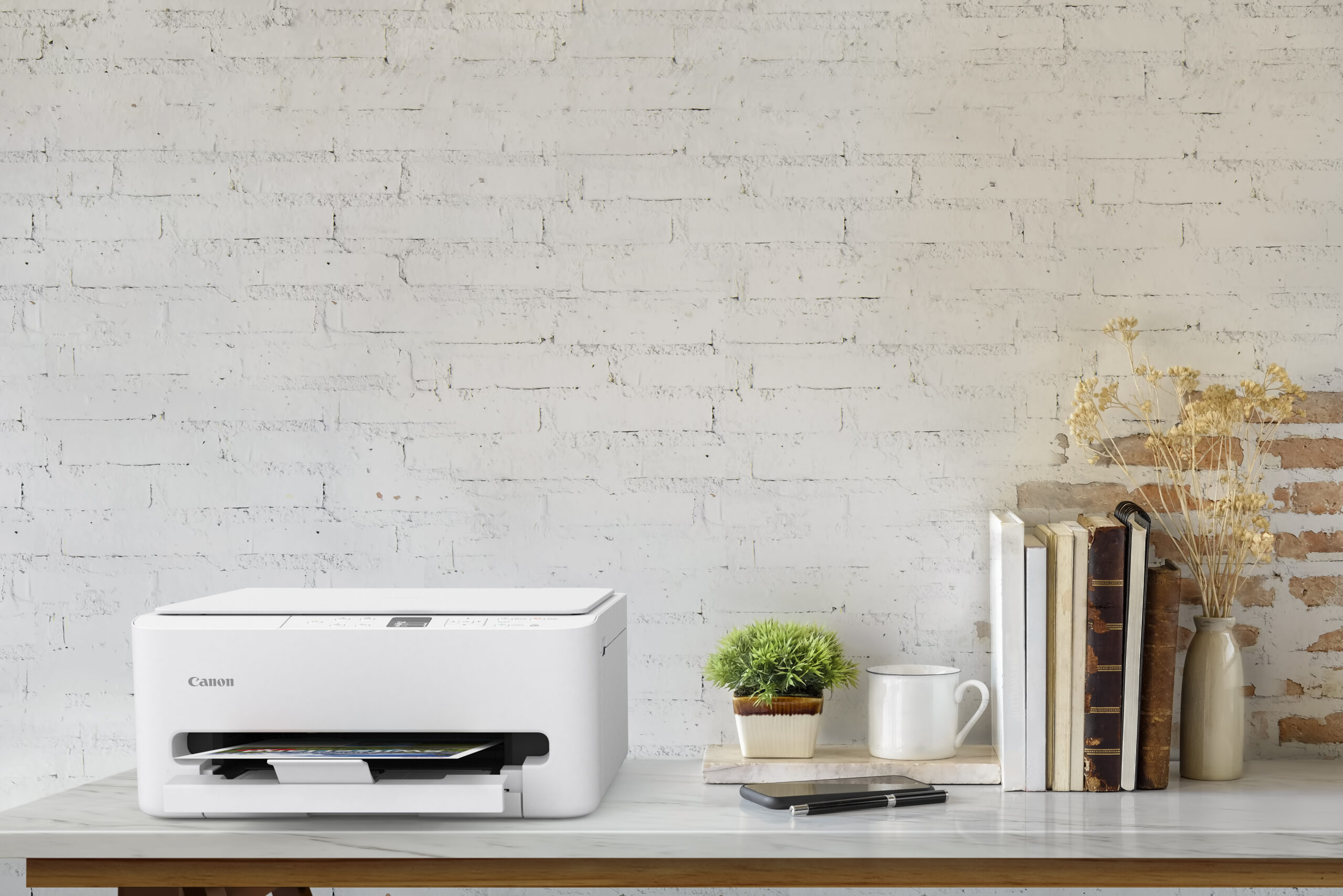 Multifunctional InkJet Color Canon TS6550I, A4, Functii: Impr.|Scan.|Cop., Viteza de Printare Monocrom: 14ppm, Viteza de printare color: 9ppm, Conectivitate:USB|WIFI, Duplex:Da, ADF:Nu(incl.TV 12lei), White, "7179C006AA" - imagine 9