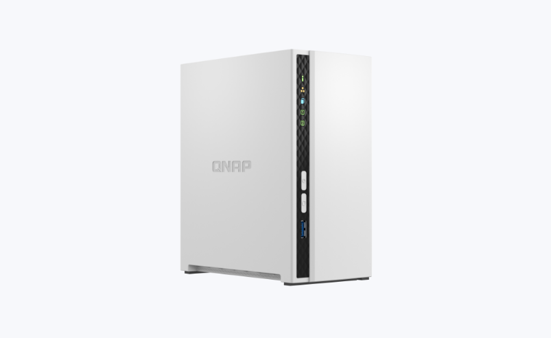 NAS STORAGE TOWER 2BAY/NO HDD TS-233 QNAP, "TS-233" (timbru verde 2 lei)