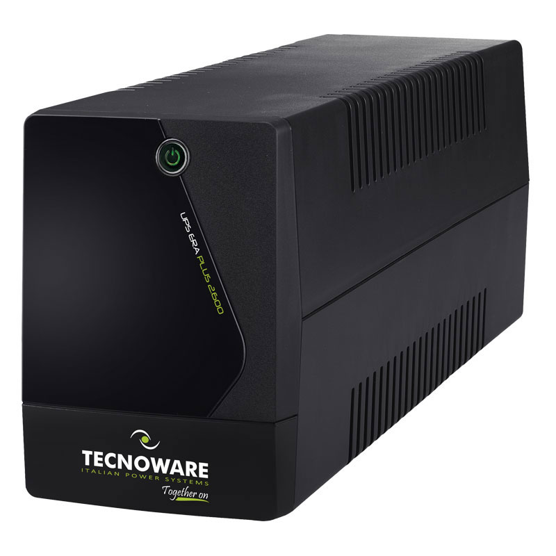 UPS Tecnoware "ERA PLUS", Line int., mini Tower, AVR, IEC x 6, back-up 10 - 90 min. "FGCERAPL2602IEC" (timbru verde 11 lei)