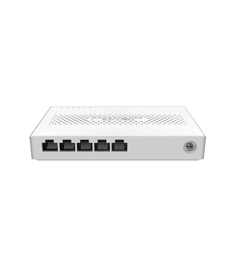 SWITCH Tenda 5 Porturi 2.5 Gigabit, carcasa plastic, alb "SM105" (include timbru verde 2 lei)