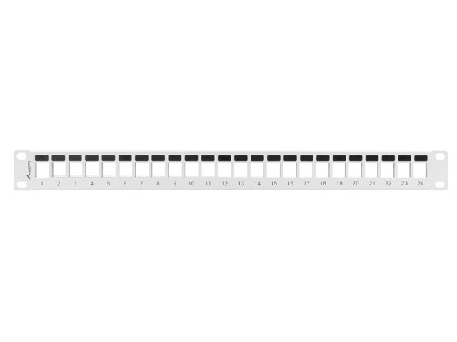 Patch panel gol 24 porturi 1U gri "PPKS-1024-S"