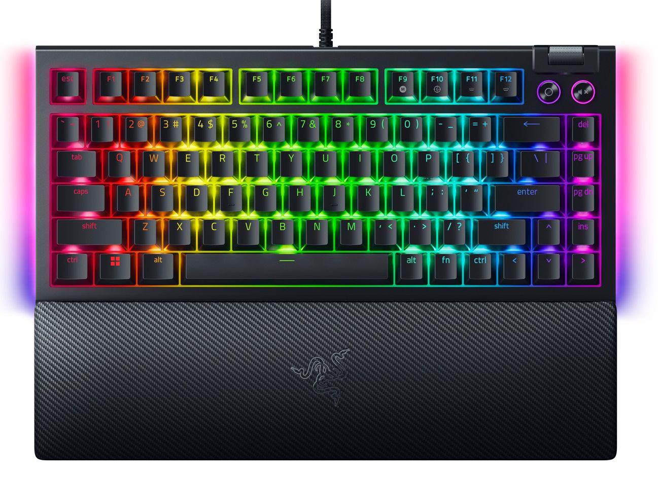 Tastatura Razer BlackWidow V4 75% ISO "RZ03-05000400-R3E1" (timbru verde 0.8 lei)