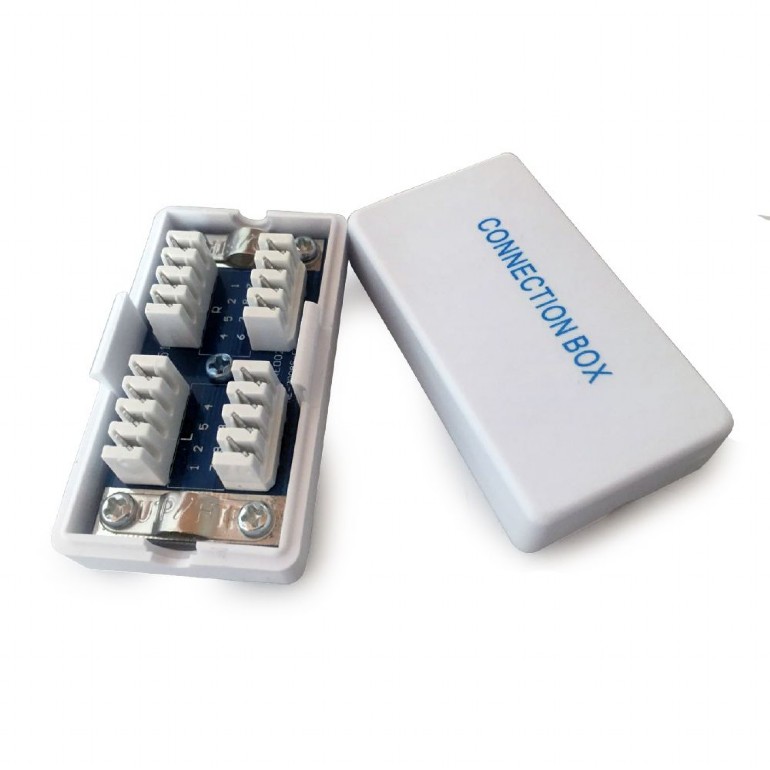 CUPLA Krone (LSA) GEMBIRD pt. cablu FTP, Cat6, conector Krone (LSA) x 2, ecranat, plastic, 1 buc., "NCA-LSAS6-01"
