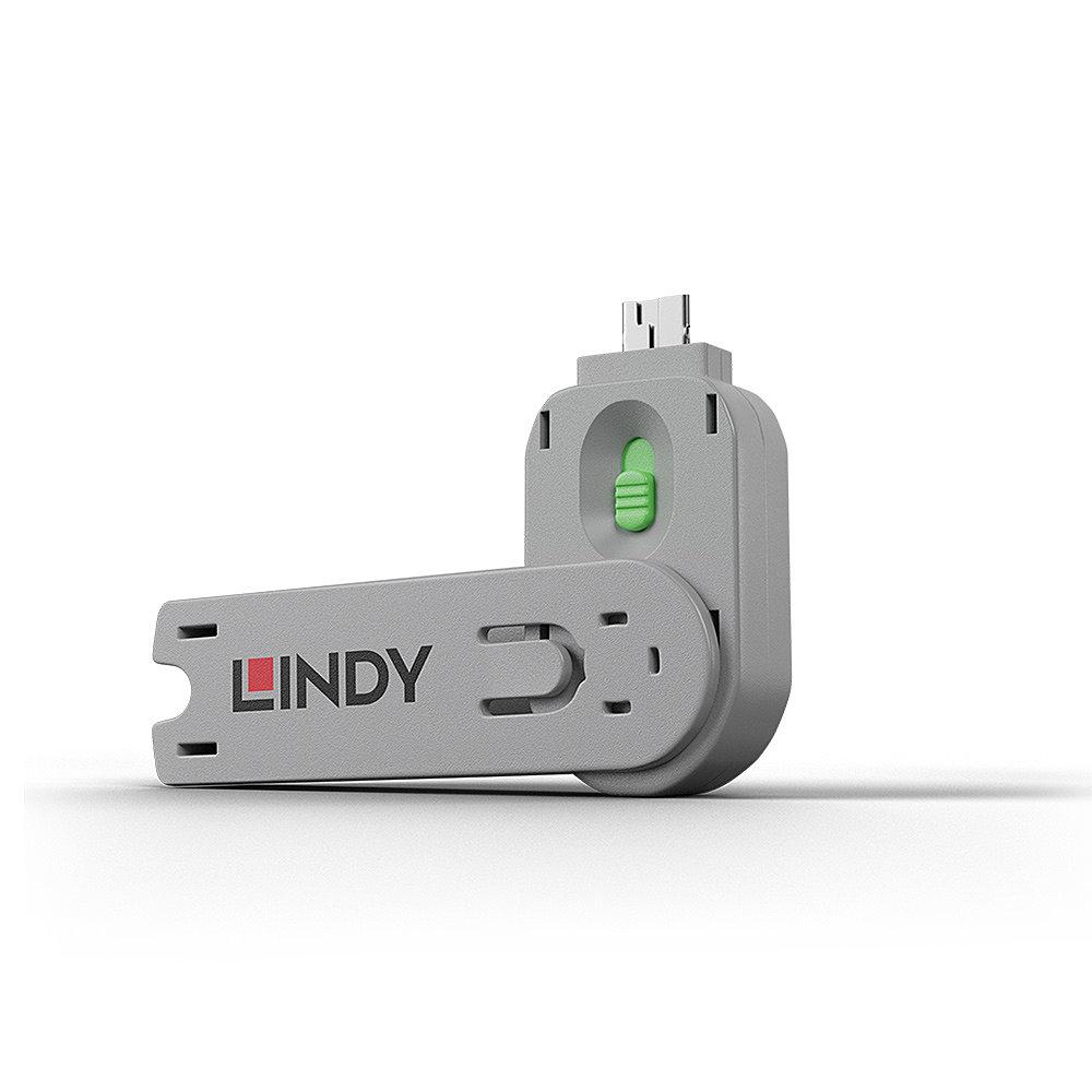 Lindy USB A Port Blocker(w/o key) Green "LY-40621"