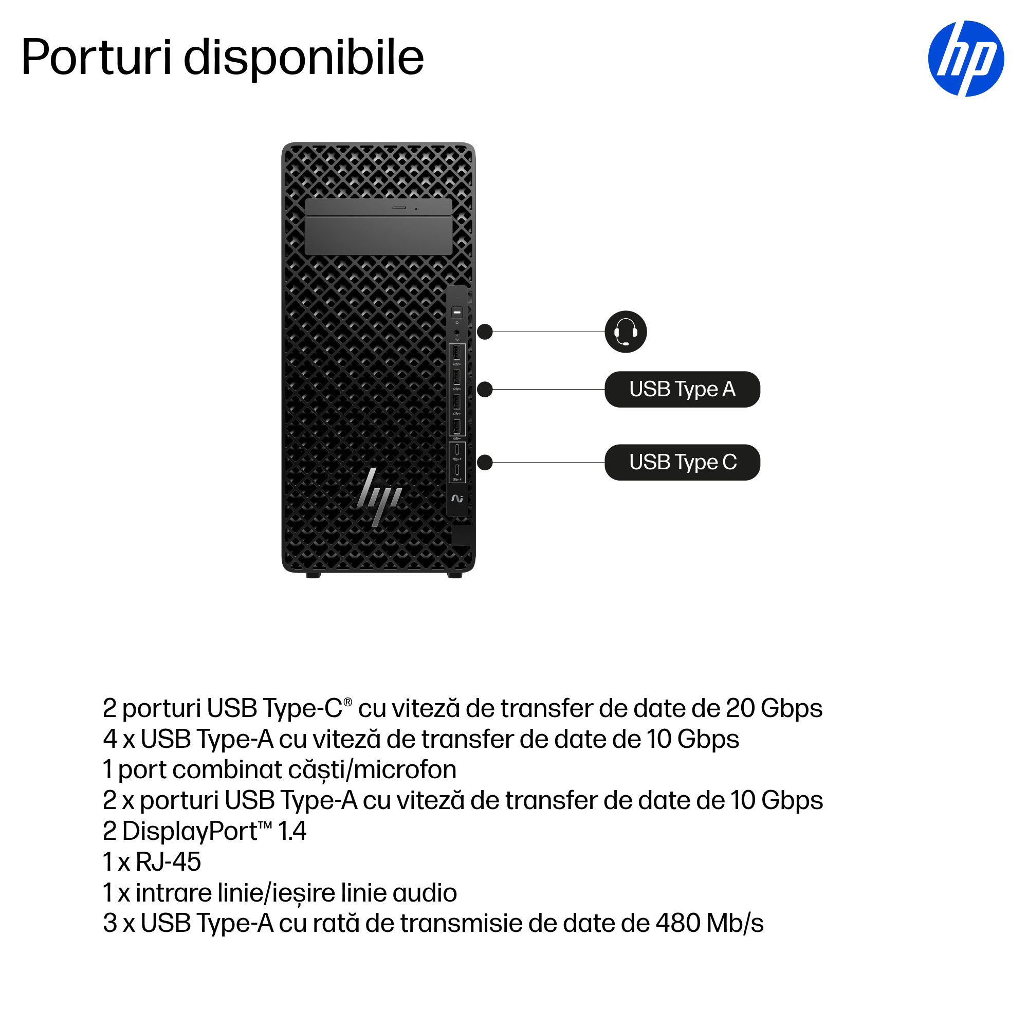 PC Z2 TOWER G1I CU9-285K/64GB/1TB W11P D06G8ET HP"D06G8ET" - imagine 2
