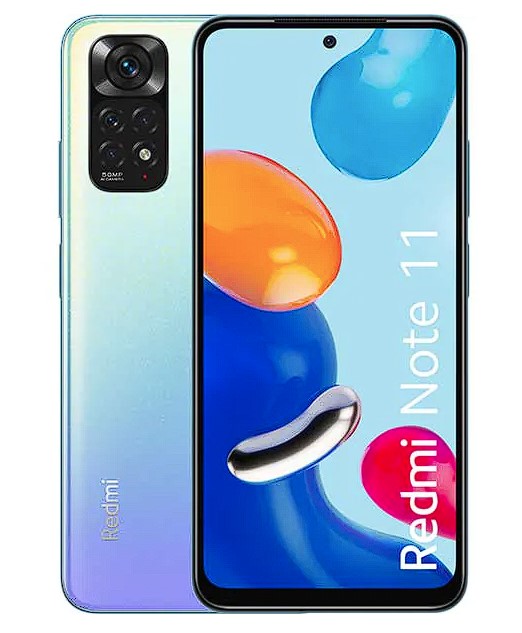 SMARTphone Xiaomi, "REDMI NOTE 11" ecran 6.67 inch, dual sim, rez. camera 108 Mpix, memorie interna 64 GB, 5G, Android, acumulator 5000 mAh, albastru, "37802" (timbru verde 0.45 lei)