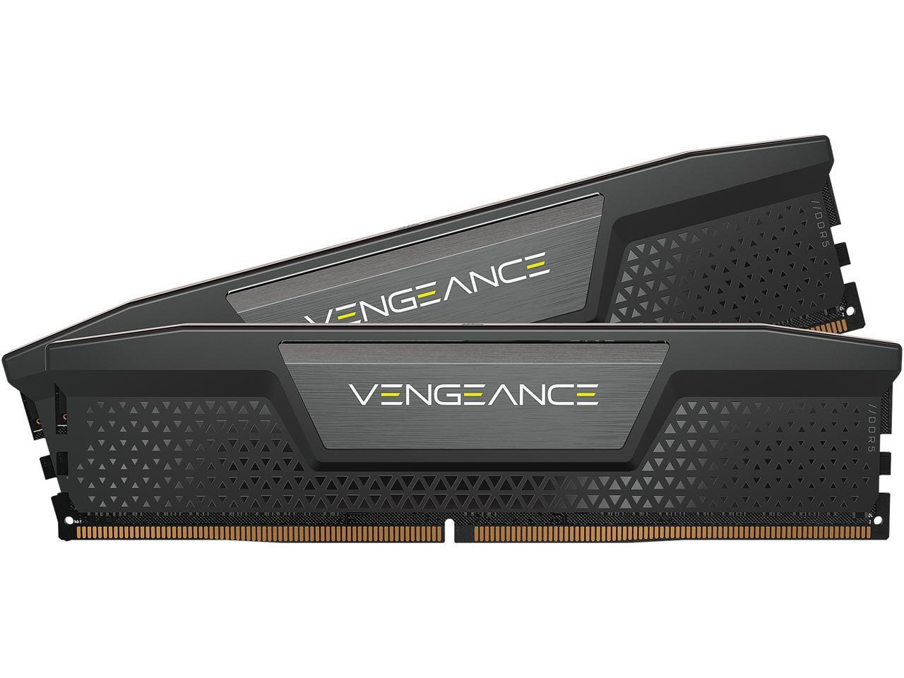 Corsair Vengeance, 32GB (2 x 16GB), DDR5, 6400MHz, C32, 1.4V, AMD/Intel, Negru "CMK32GX5M2B6400Z32"
