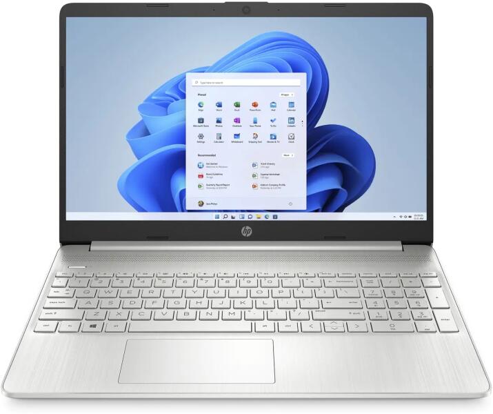 NOTEBOOK HP, 15.6 inch, Ryzen 5 5500U, 8 GB DDR4, SSD 256 GB, AMD Radeon Graphics, Windows 11 Home, "5D5Z3EA" ((timbru verde 3.5 lei)
