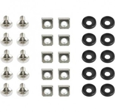 SET montare GEMBIRD pentru rack 19", 50 seturi, contine: 50 x M6 suruburi, 50 x M6 piulite, 50 x M6 saibe "19A-FSET-02"