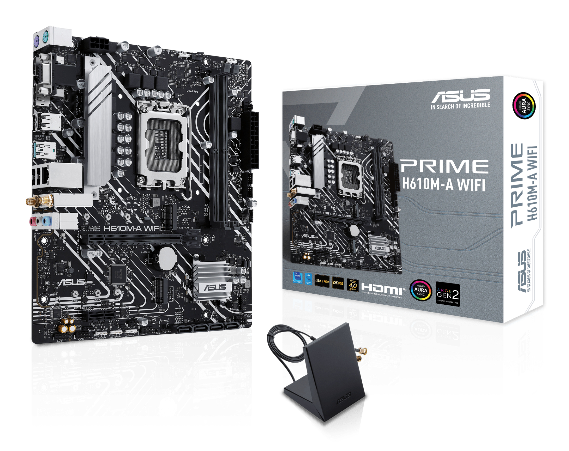 Placa de baza Asus PRIME H610M-A WIFI"PRIME H610M-A WIFI"