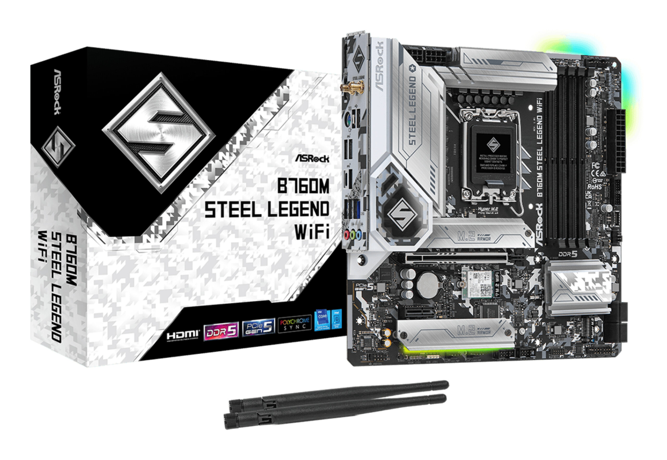 B760M STEEL LEGEND WIFI "B760M STEEL LEGEND WIFI" (timbru verde 3.5 lei)