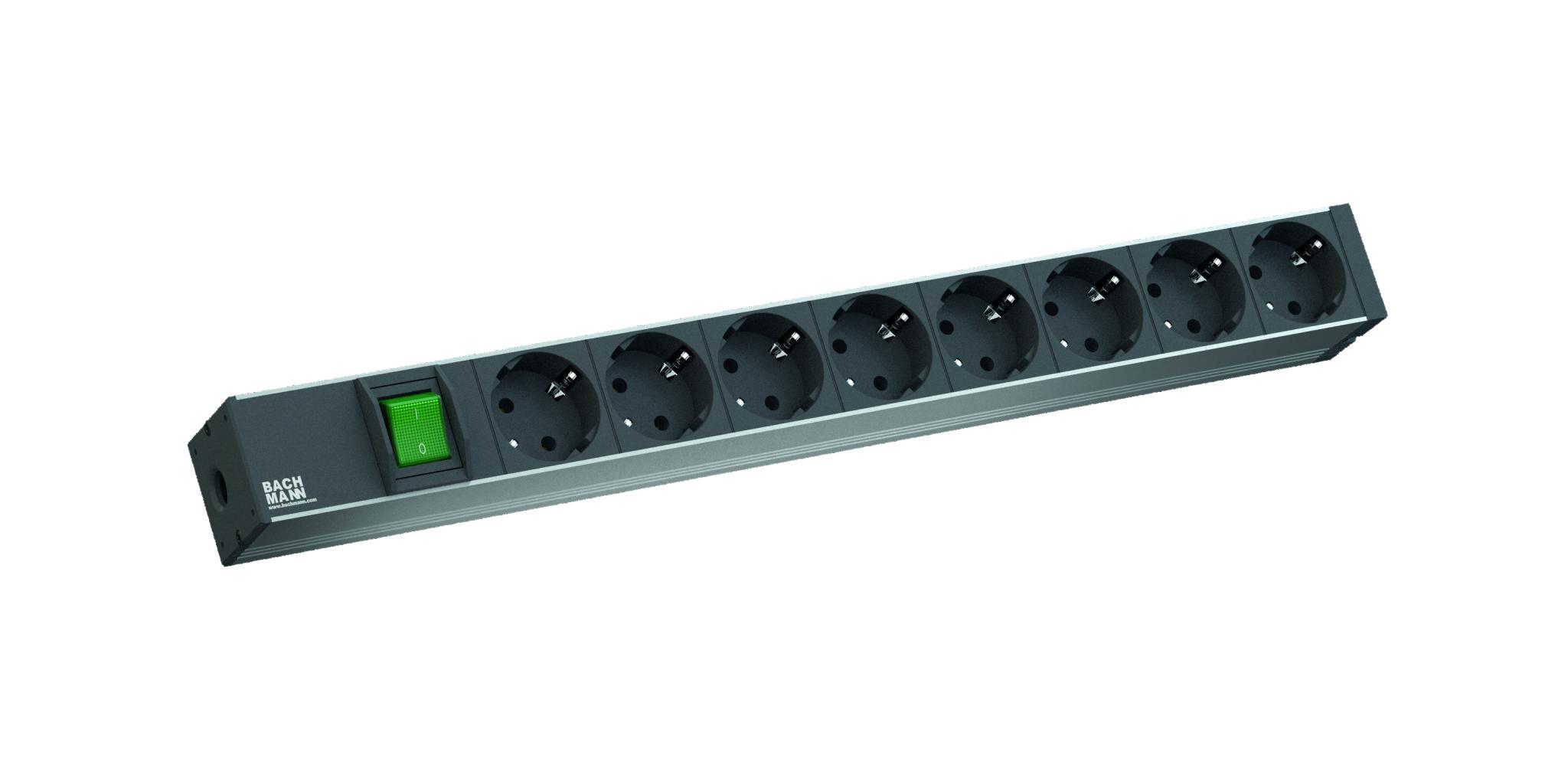 BM IT PDU power strip 8x sockets,1x swi "BM-333.505" (timbru verde 4 lei)