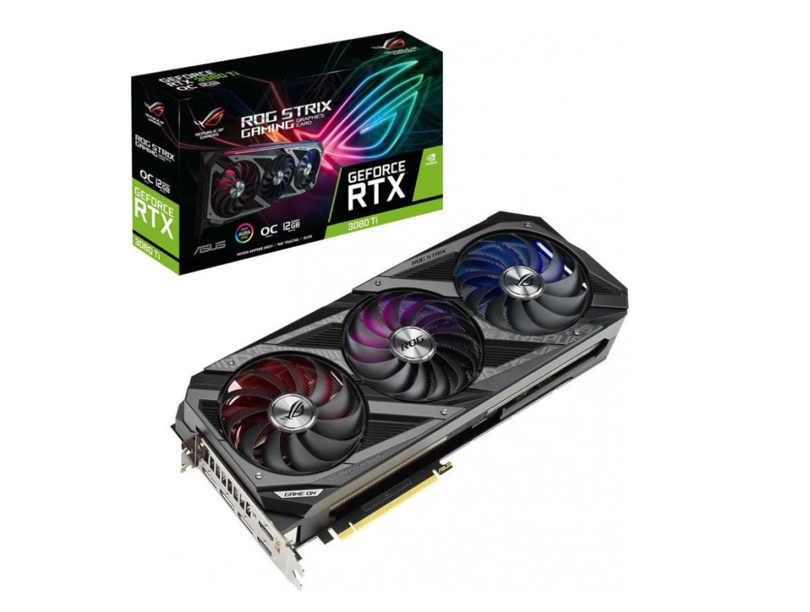 ASUS ROG Strix GeForce RTX 3080 Ti OC Edition 12GB GDDR6X, "ROG-STRIX-RTX3080TI-O12G-GAMING"