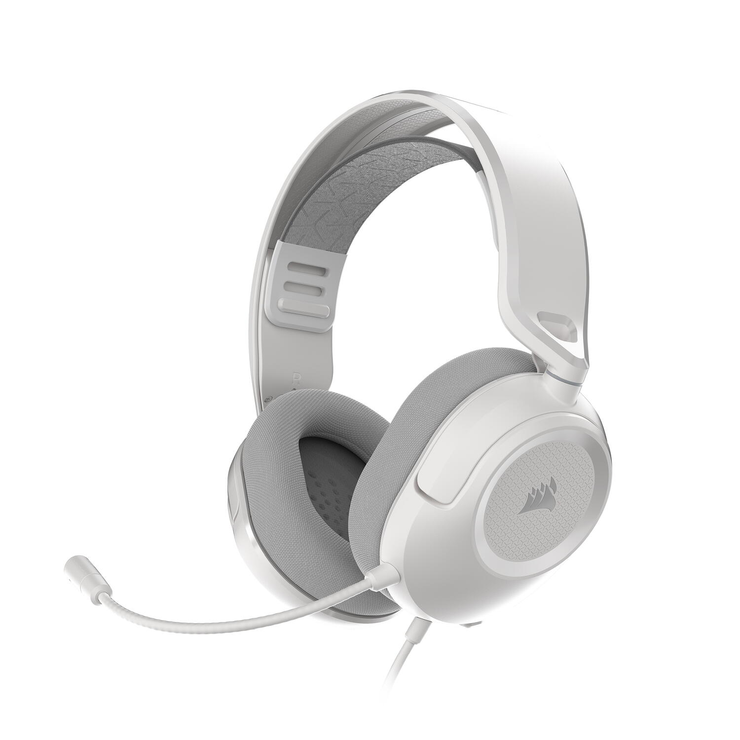 Casti Gaming cu fir Corsair HS35 V3 Alb "CA-9011400-WW" - imagine 6