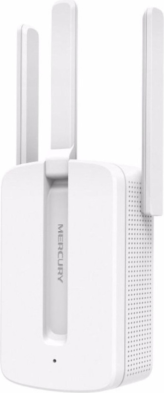 RANGE EXTENDER MERCUSYS wireless, 300 Mbps, antena externa x 3, 2.4 GHz, "MW300RE" (timbru verde 0.8 lei)