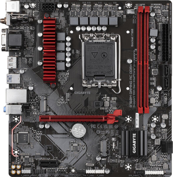 GIGABYTE B760M GAMING AC DDR4 LGA1700 1xHDMI 1xDP "B760M GAMING AC DDR4"