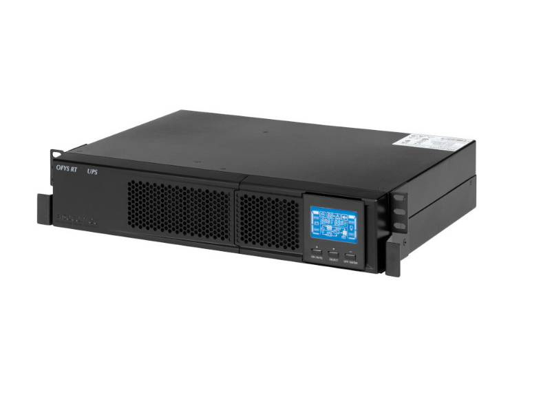 OFYS RT UPS Socomec 3000VA / 2700W, Rack 2U /Tower, tehnologie online, unda sinusoidala, "OFYS-RT-U3000" (timbru verde 11 lei)