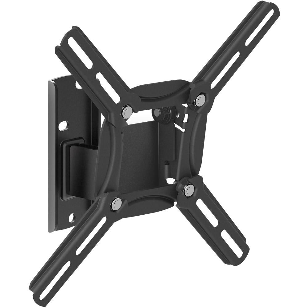 SUPORT de perete BARKAN, pt 1 TV/monitor plat, curbat, diag. max 39 inch, inclinare, max 30 Kg, "2200.B"