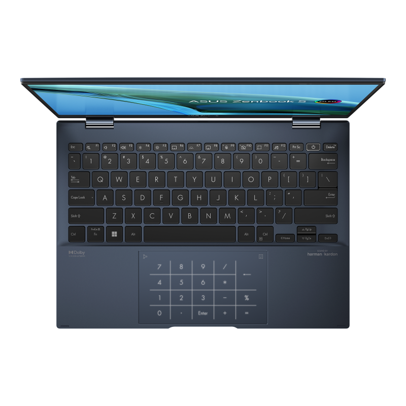 NB Asus 13.3 inch 2.8K 2880 x 1800 OLED Touch screen Intel Core i7 1260P 2.1 GHz | 16 GB SSD 1 TB Wireless BT | 1.1 kg WIN 11 Pro Ponder Blue "UP5302ZA-LX084X" ((timbru verde 3.5 lei)