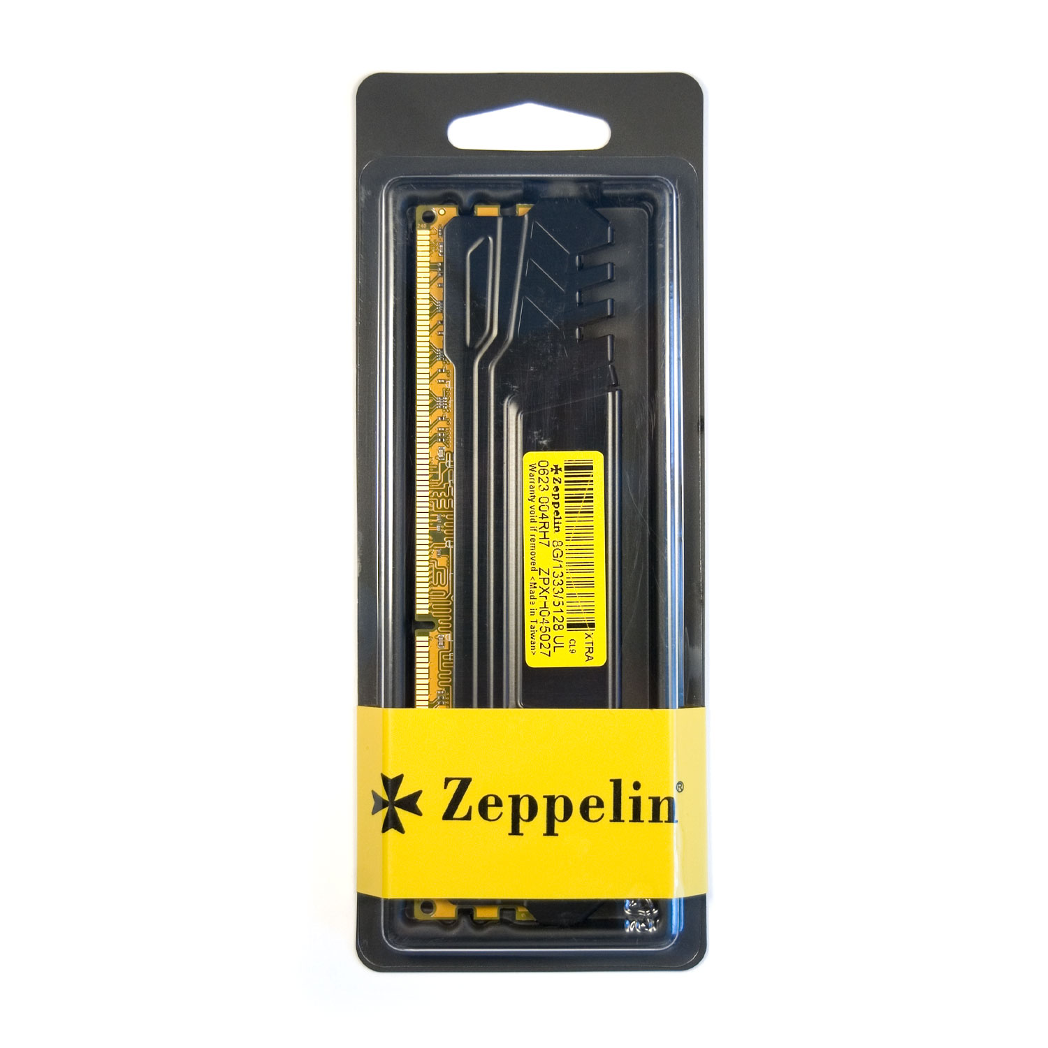 MEMORIE DDR Zeppelin DDR3 8GB frecventa 1333 MHz, 1 modul, radiator, retail "ZE-DDR3-8G1333-RD"
