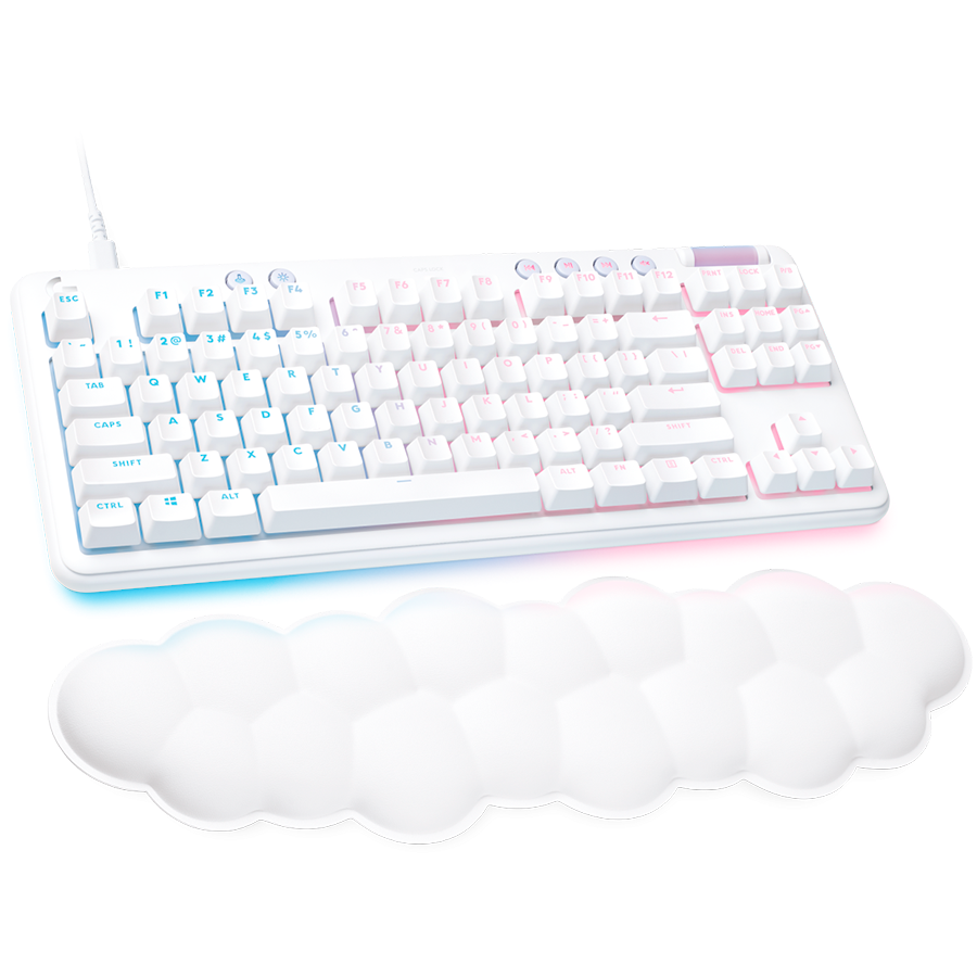 LOGITECH G713 Wireless Mechanical Gaming Keyboard - OFF WHITE - US INTL - LINEAR, "920-010678" (timbru verde 0.8 lei)