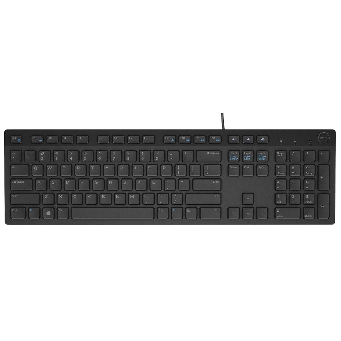 TASTATURI DELL, "KB216", cu fir, 104 taste format standard (104-108 taste), USB, negru, "580-ADHH-05" (timbru verde 0.8 lei)