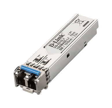 MODUL SFP 1-port D-Link, Mini-GBIC la 1000BaseLX Single-Mode 10km Fibre Transceiver "DIS-S310LX" (timbru verde 2 lei)