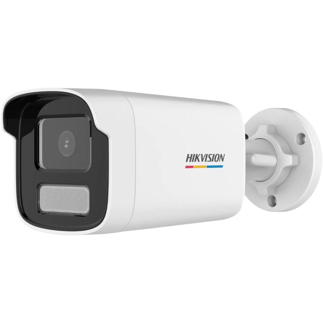 CAMERA IP Hikvision, bullet pt. interior | exterior, dist. IR 30 m, tip lentila fixa 4 mm, 2 Mpx, PoE, carcasa metal si plastic, slot SD card, "DS-2CD1T27G0-L4C" (timbru verde 0.8 lei)