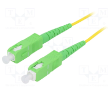 PATCH CORD Fibra Optica LOGILINK OS2 9/125, singlemode, SC/APC-SC/APC, LSZH, 0.5 m, galben, "FPSSC00" (timbru verde 0.08 lei)